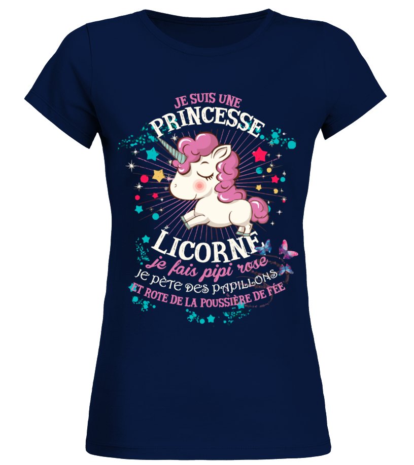 Unicorn Princess T-shirt Gift for Women