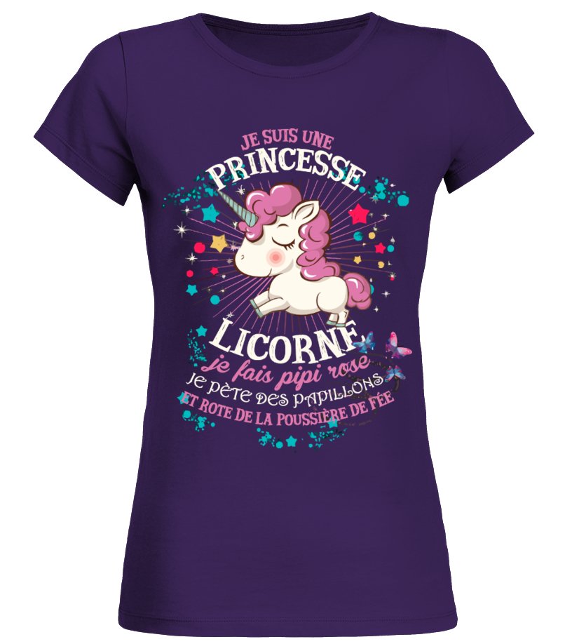 Unicorn Princess T-shirt Gift for Women