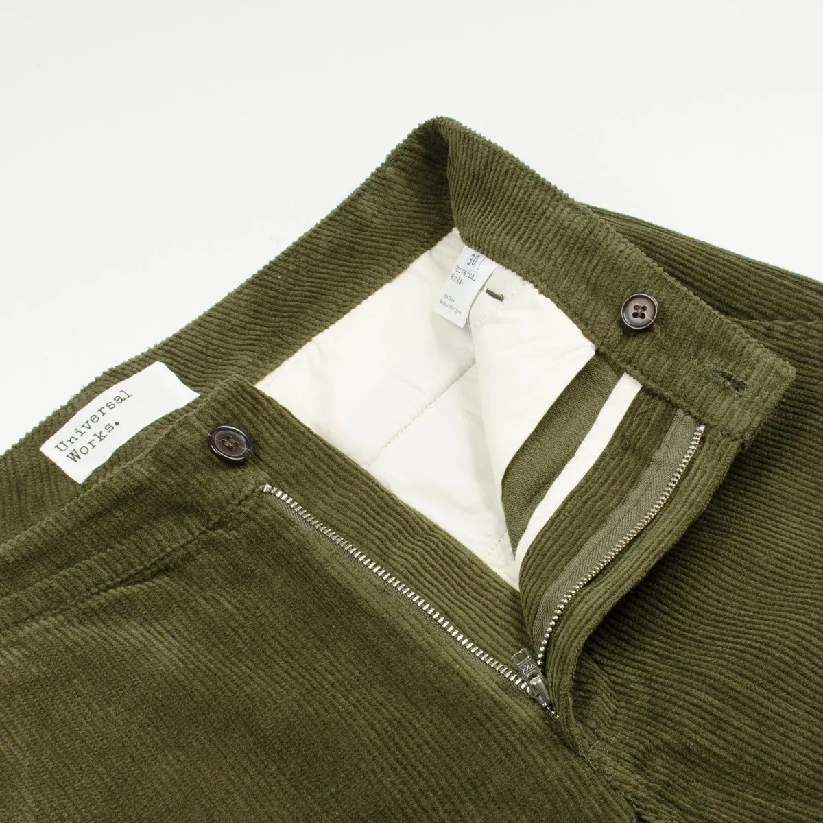 Universal Works - Aston Pant Cord - Olive