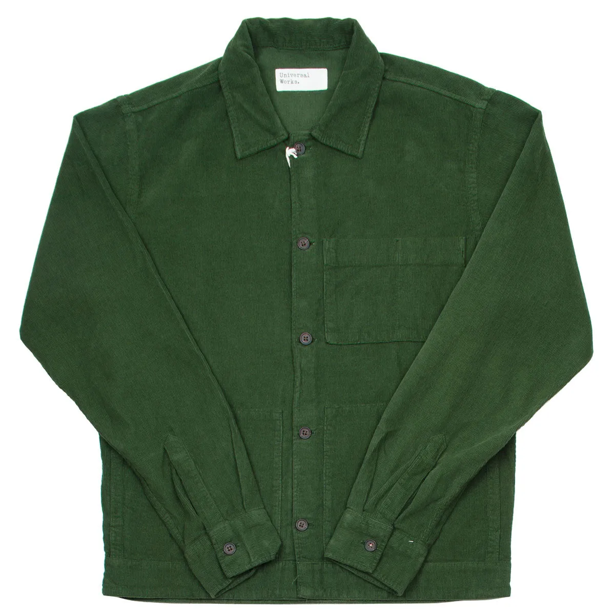 Universal Works - Uniform Shirt Fine Cord - Green