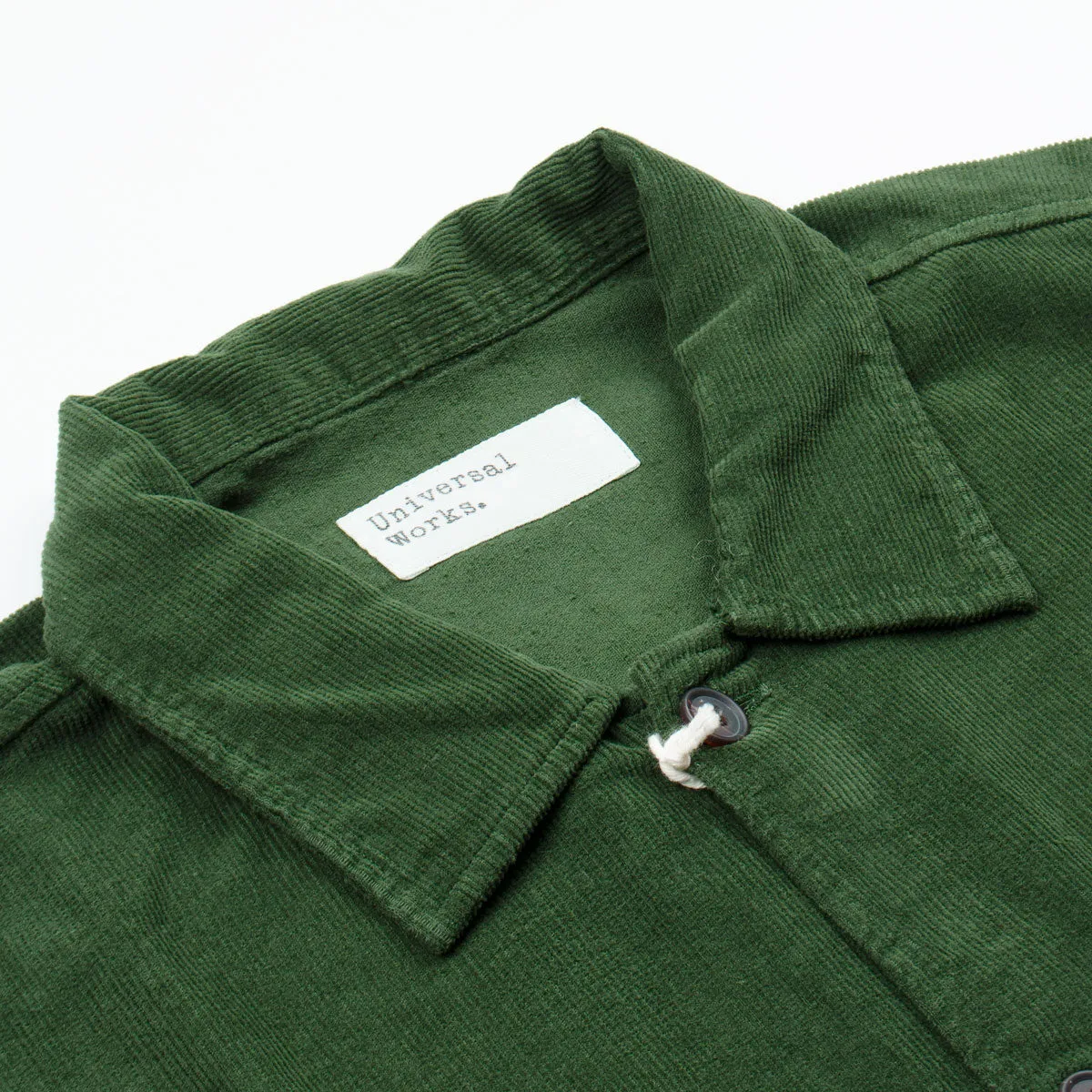 Universal Works - Uniform Shirt Fine Cord - Green