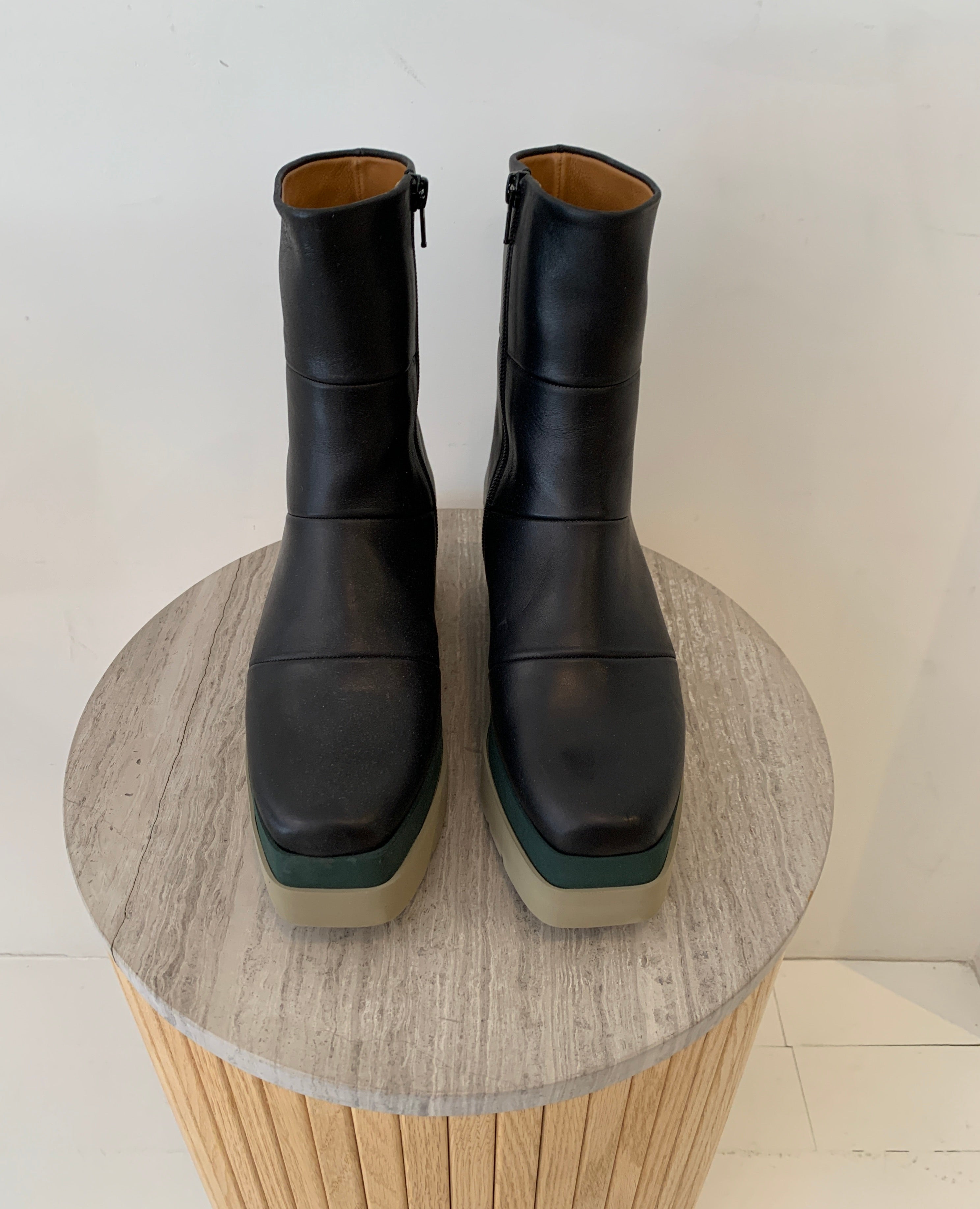 Warehouse Sale - Black Leather Boots in Chiswick