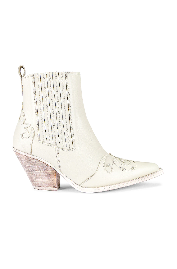 White Oslo ankle boot