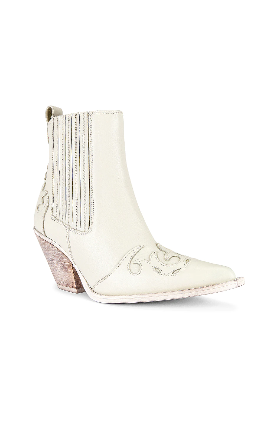 White Oslo ankle boot