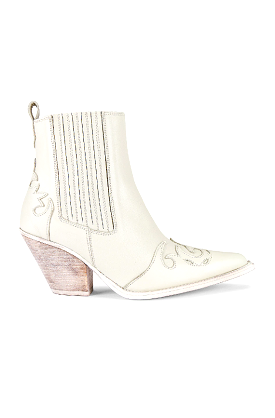 White Oslo ankle boot