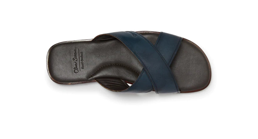 Whitestone Leather Sandals Navy