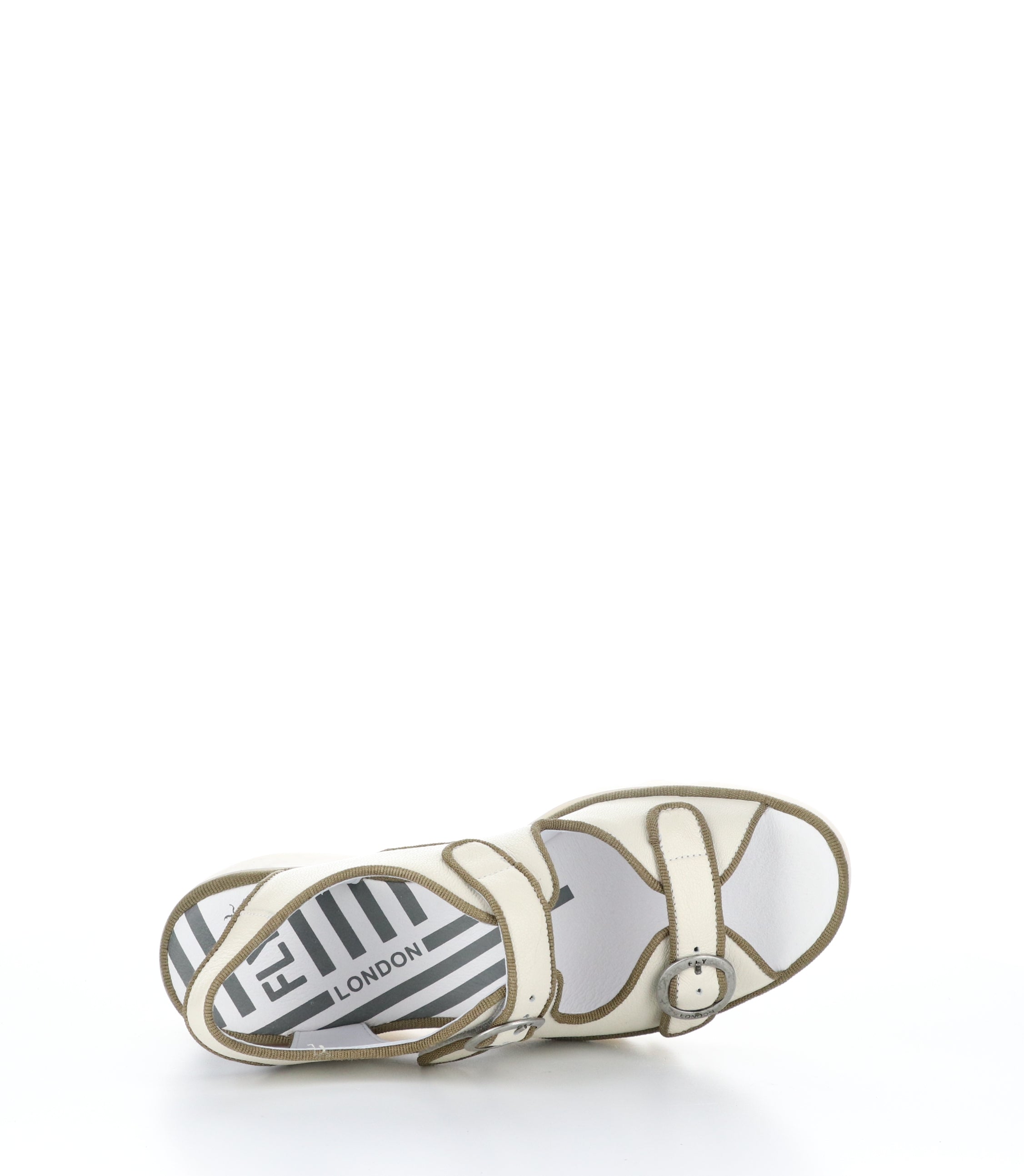 Womens BARA355FLY Wedge Sandals in Off White - Shop Now!