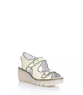 Womens BARA355FLY Wedge Sandals in Off White - Shop Now!