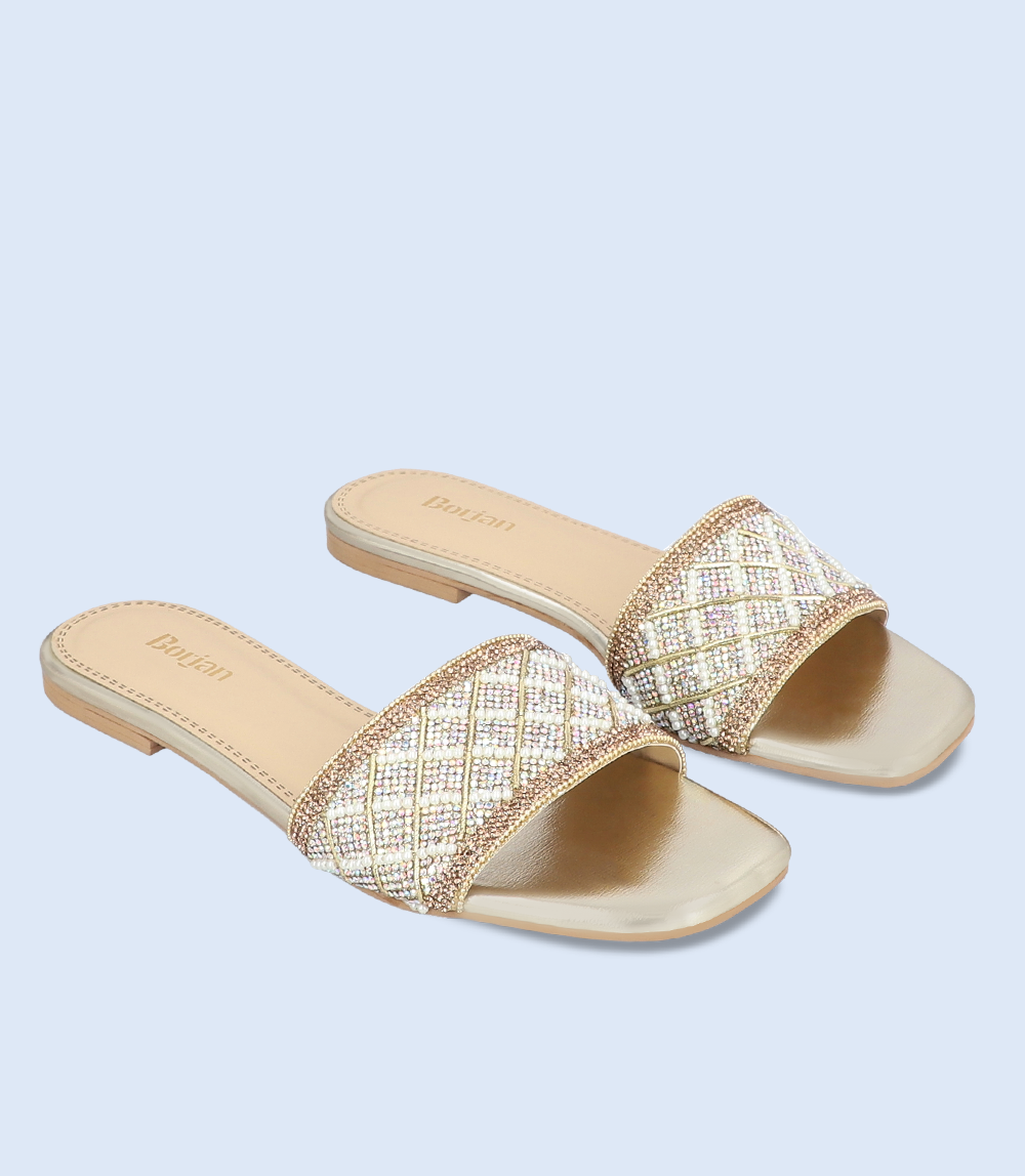 Women's Formal Slipper - Golden BW8751