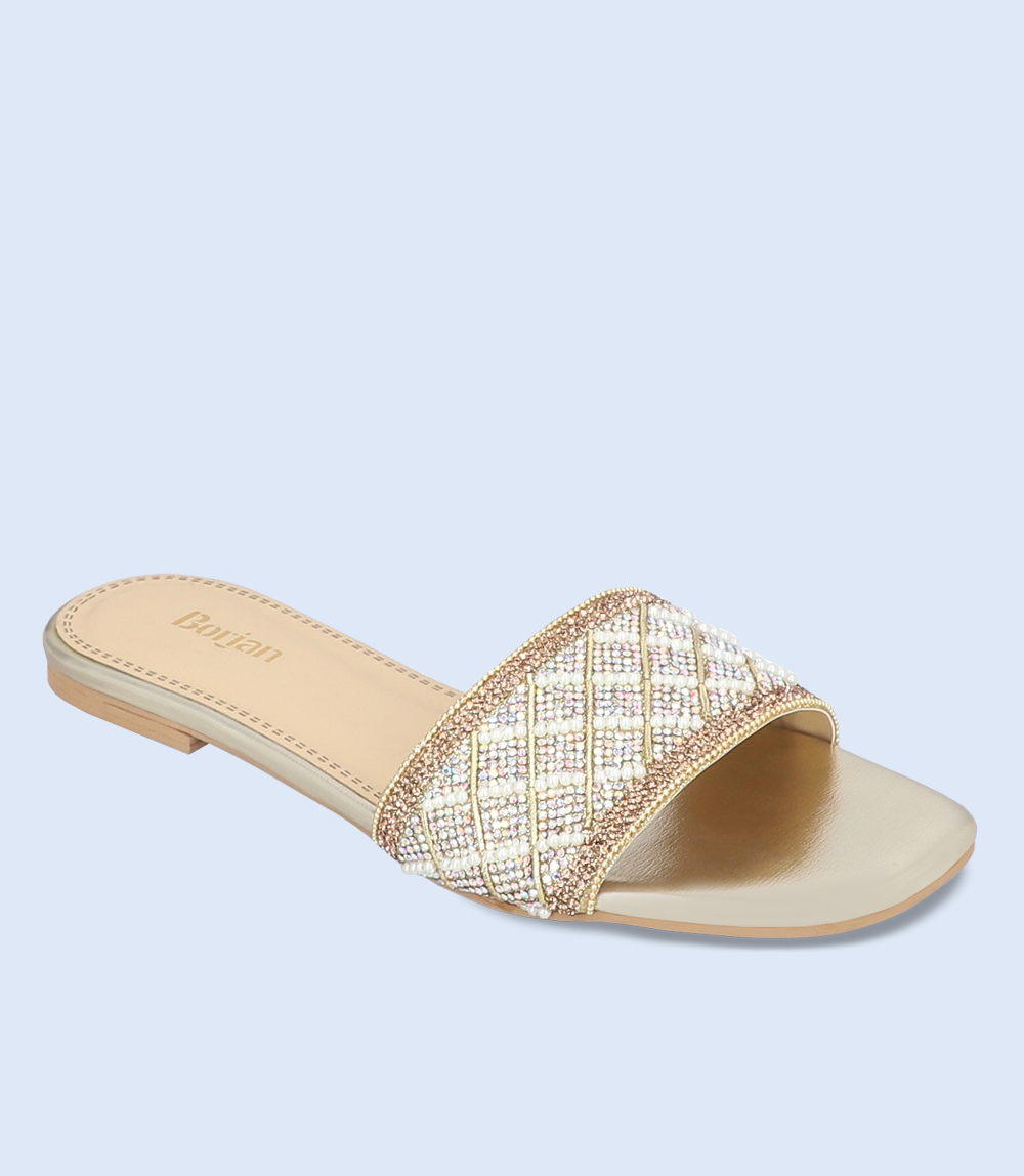 Women's Formal Slipper - Golden BW8751