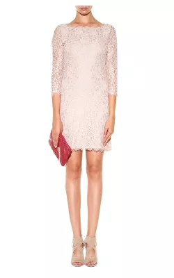 Zarita Pink Lace Dress